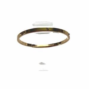 New Gold Crystal Infinity Stackable Bangle Bracelets Set 3pc Women Minimalist Os